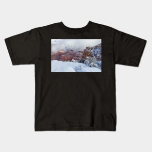 Grand Canyon Winter Kids T-Shirt